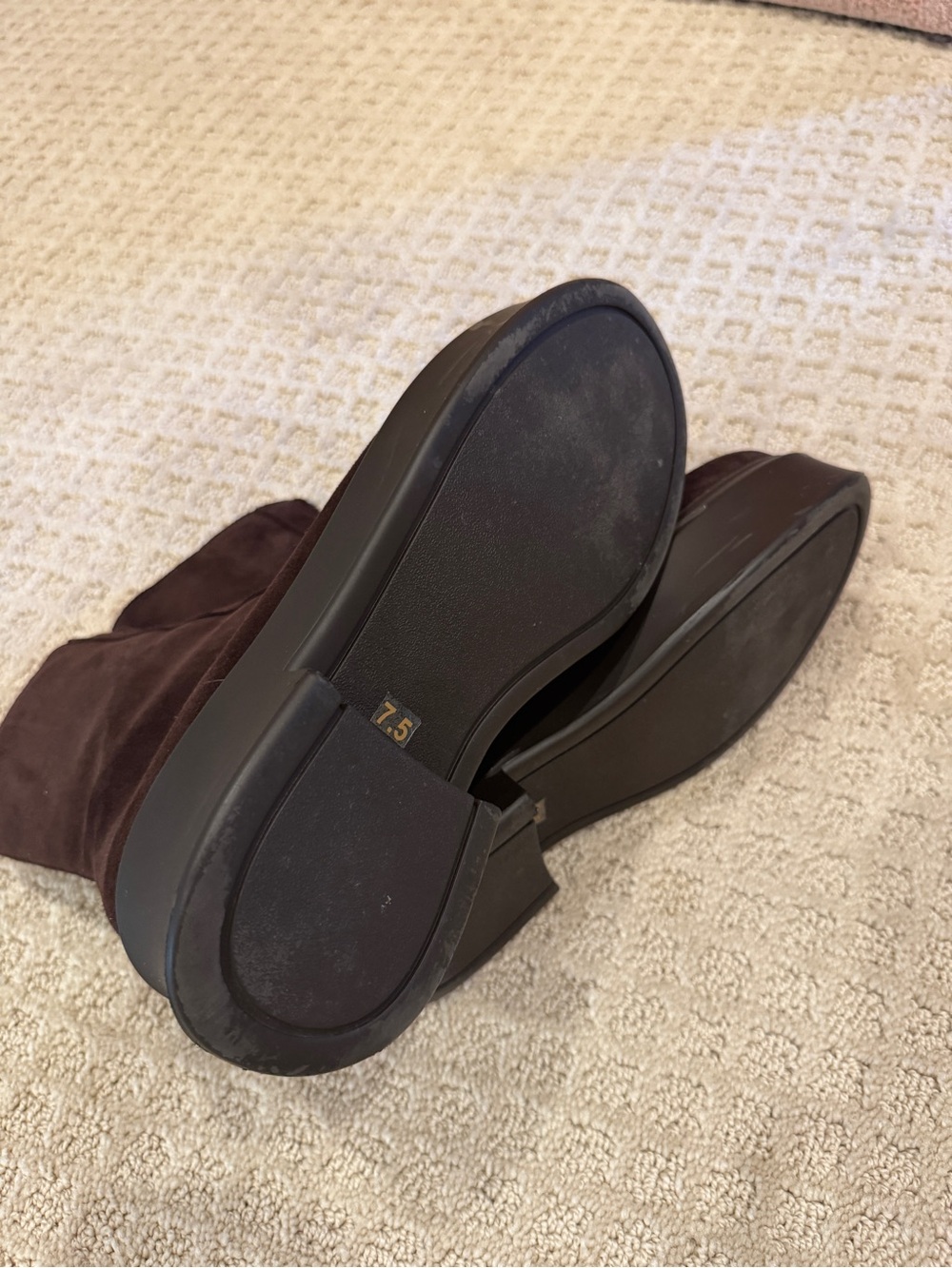 Steve Madden Jane Women's Dark Brown Suede Platform Ankle Boots - Picture 5 of 5